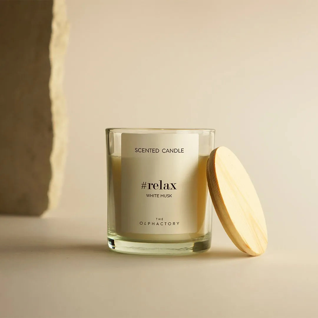 Scented Candle Relax White Musk 135 gr
