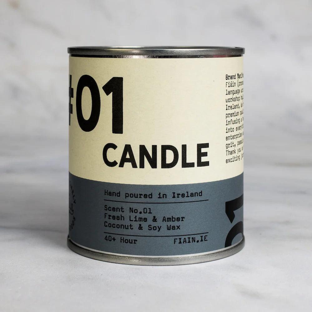 Candle 01 Fresh Lime & Amber Large