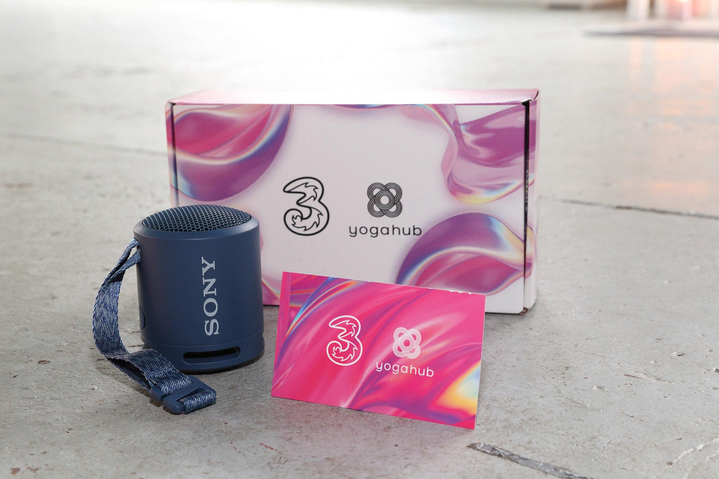 Three x yogahub Sony Speaker & Class Pass Bundle