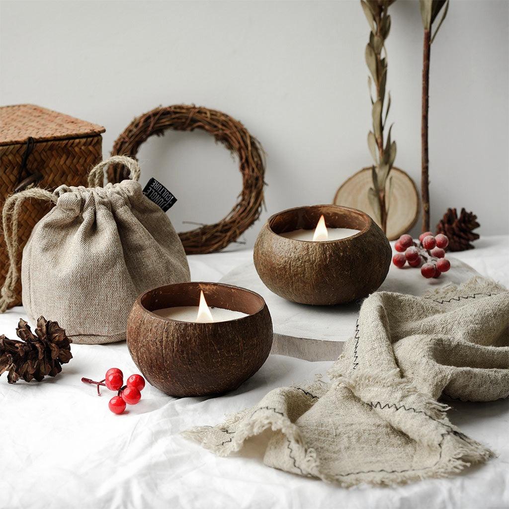 Coconut Shell Candle Toasted Coconut Scent