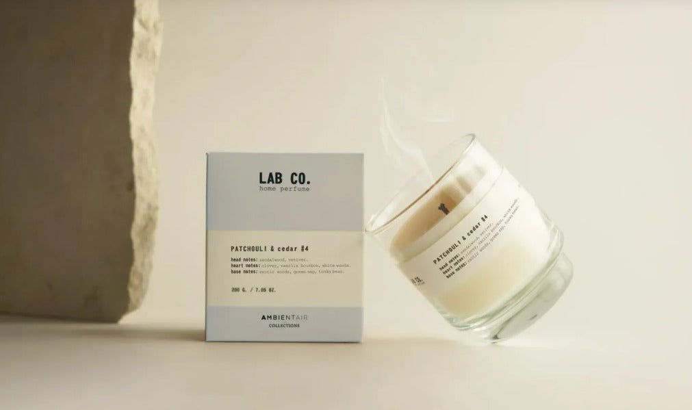 Scented Candle Patchoili & Cedar Lab Co