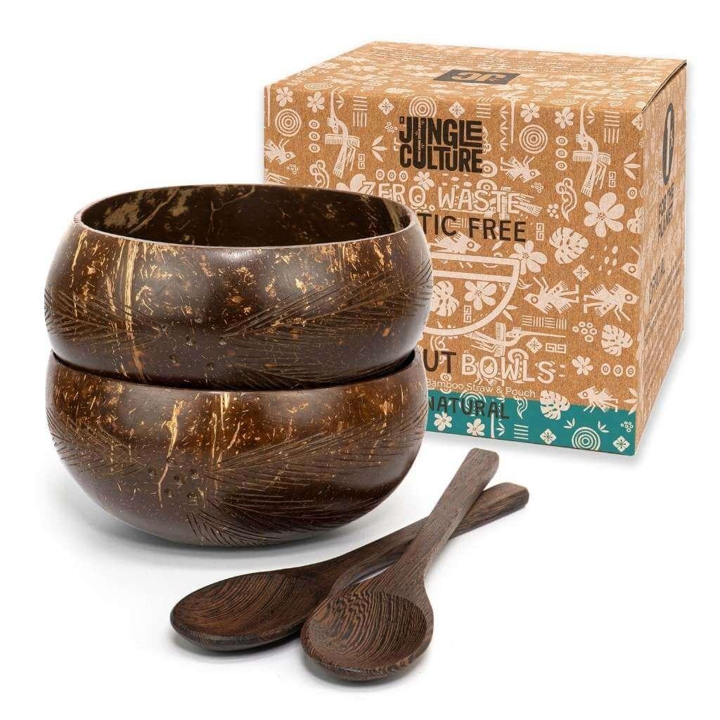 Coconut Bowl & Spoon Double Set