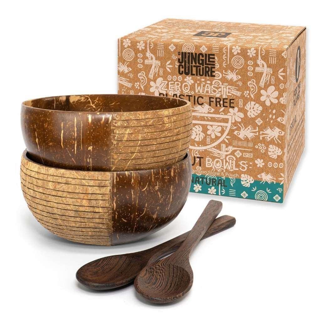 Coconut Bowl & Spoon Double Set