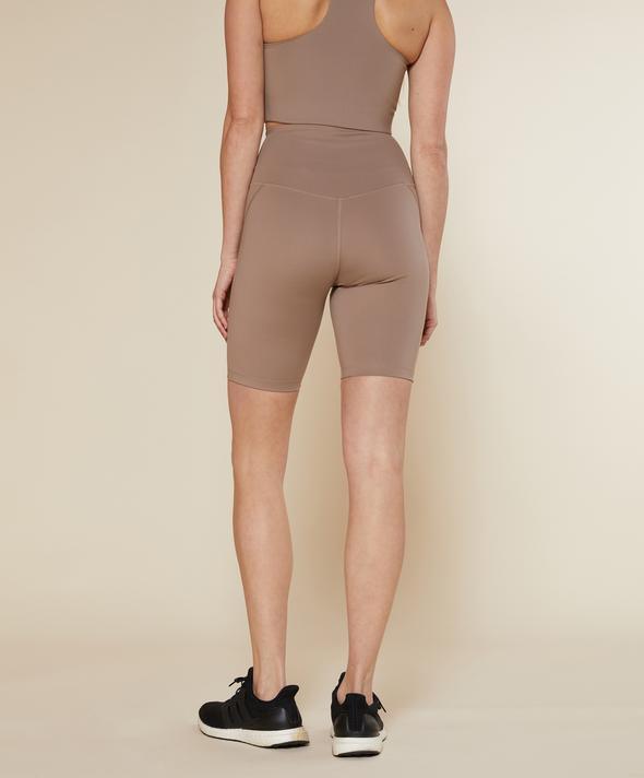 Girlfriend Collective High-Rise Bike Short 4011 Small / Limestone - yogahubstore