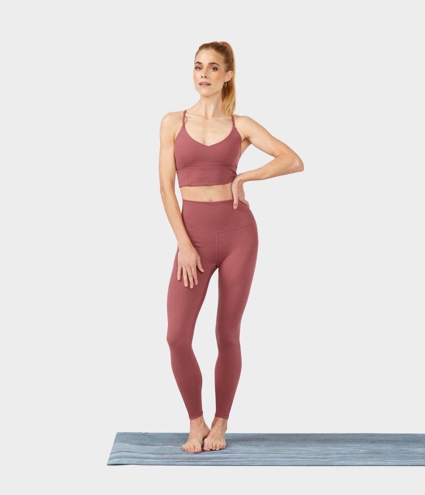 Manduka Essence Legging Clay / Medium - yogahubstore