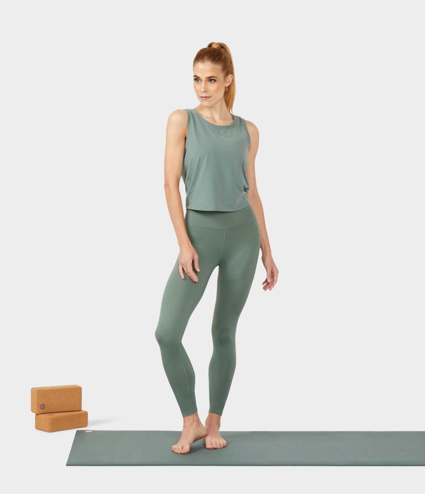 Manduka Essence Legging Laurel Wreath / Small - yogahubstore