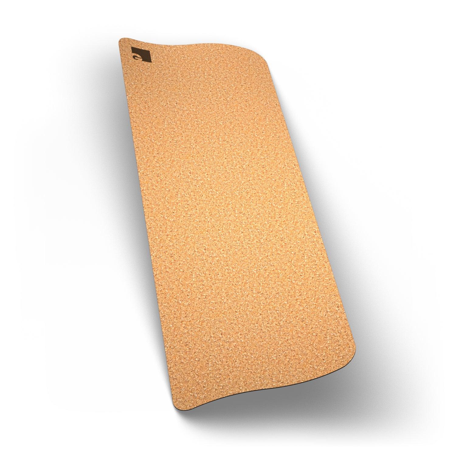 4mm Natural Cork Yoga Mat yogahubstore