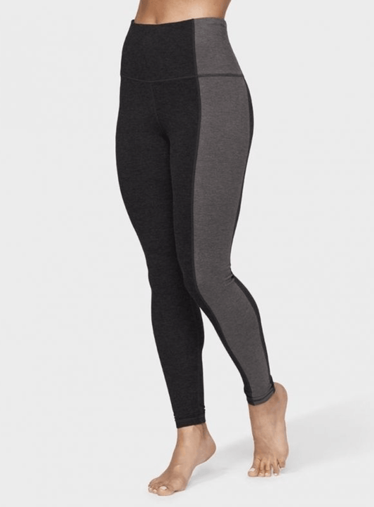 Manduka Eko Soft Legging Dark Heather Charcoal / Small - yogahubstore