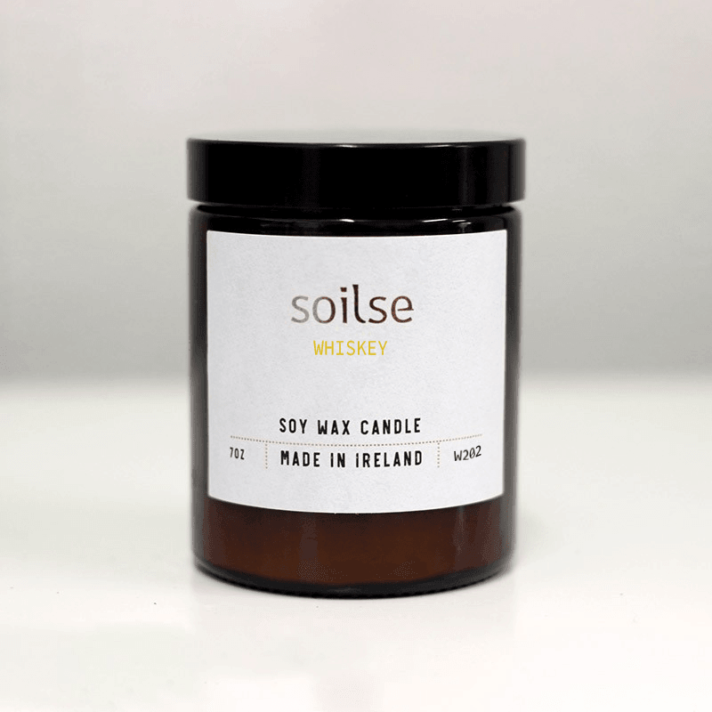 Soilse Whiskey Apothecary Jar Candle - yogahubstore