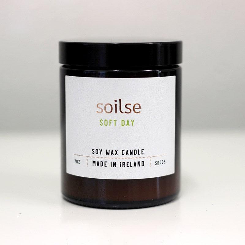 Soilse Soft Day Apothecary Jar Candles - yogahubstore