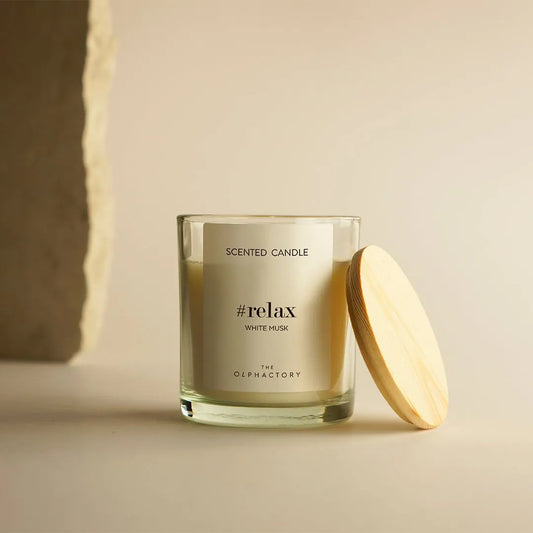 Scented Candle Relax White Musk 135 gr
