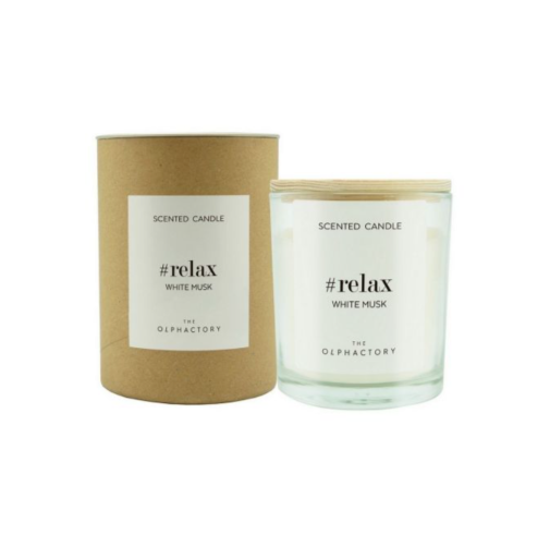 Scented Candle Relax White Musk 200 gr