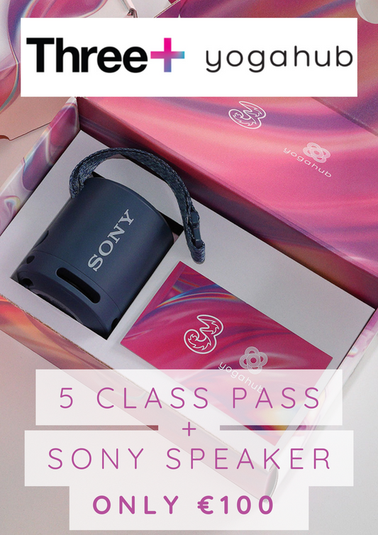 Three x yogahub Sony Speaker & Class Pass Bundle