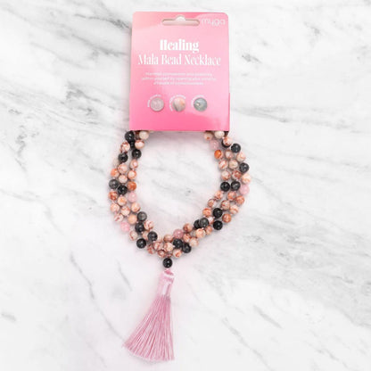 Myga Healing Mala Bead Necklace