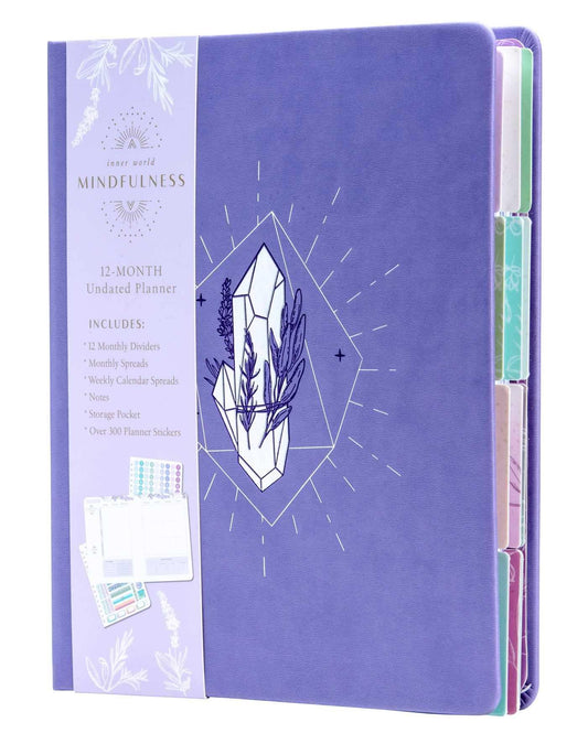 Mindfulness 12-Month Undated Planner - yogahubstore