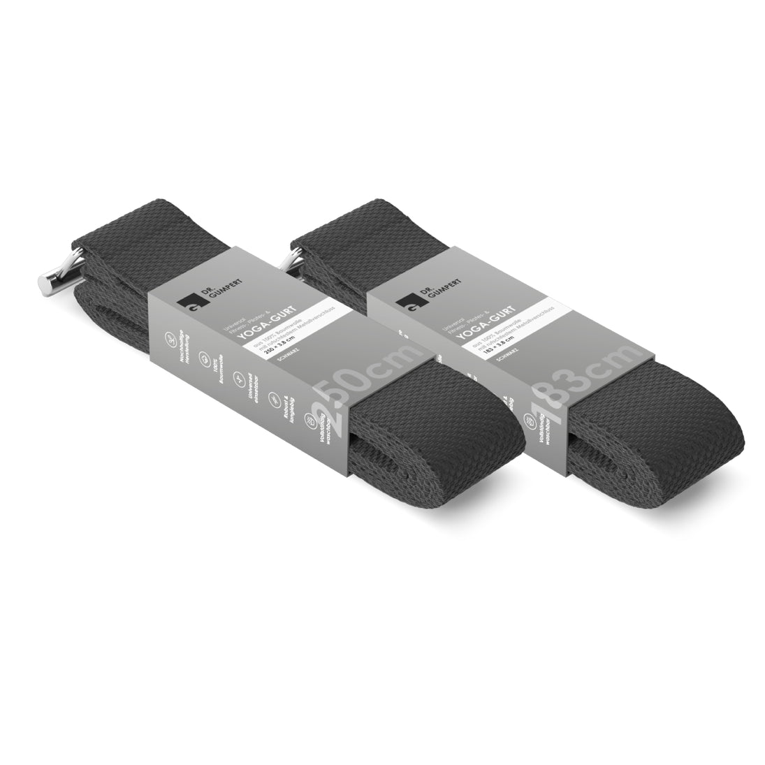 Yoga & Fitness Belt Black - yogahubstore