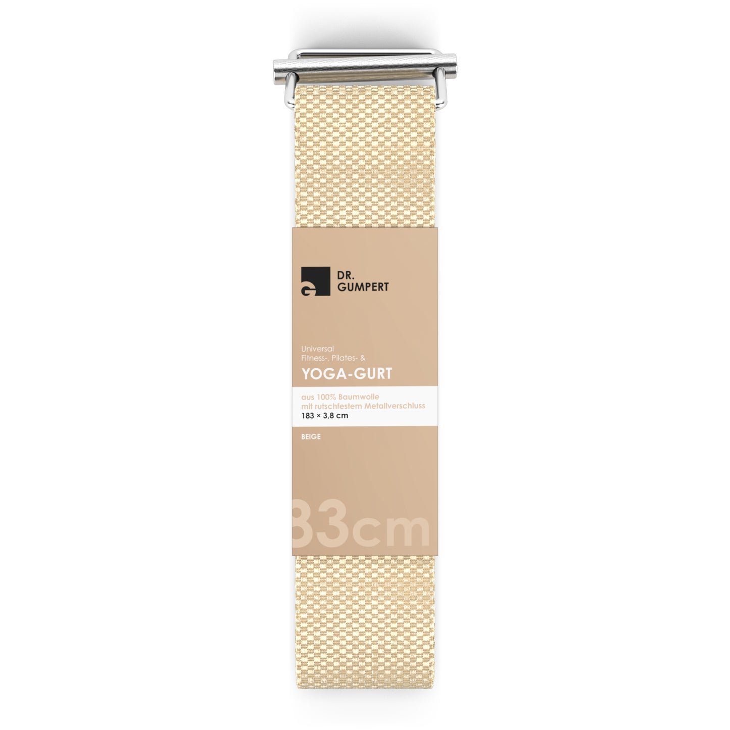Yoga & Fitness Belt Beige - yogahubstore