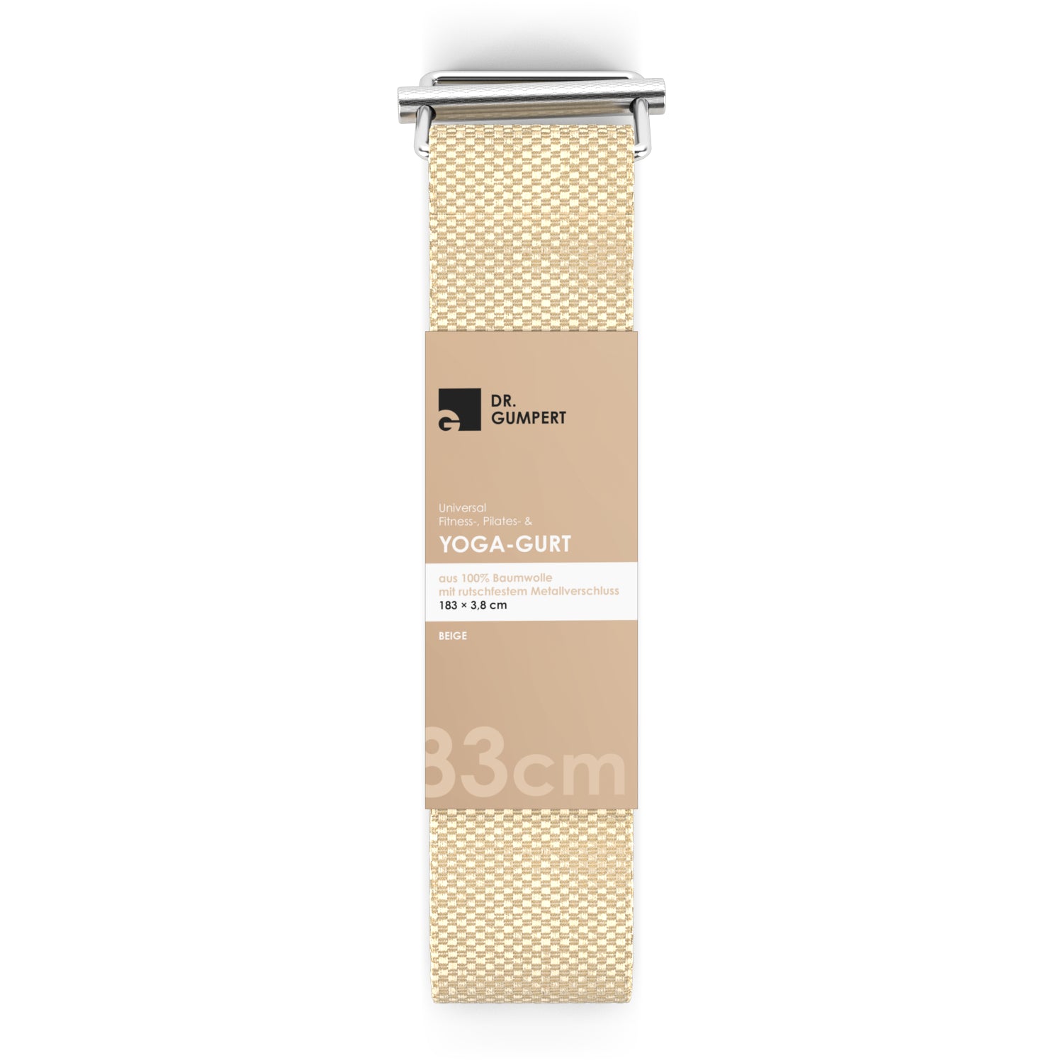 Yoga & Fitness Belt Beige - yogahubstore