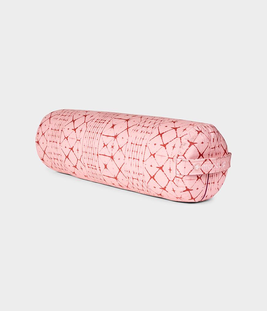 Manduka Enlight Round Bolster Star Dye Coral - yogahubstore