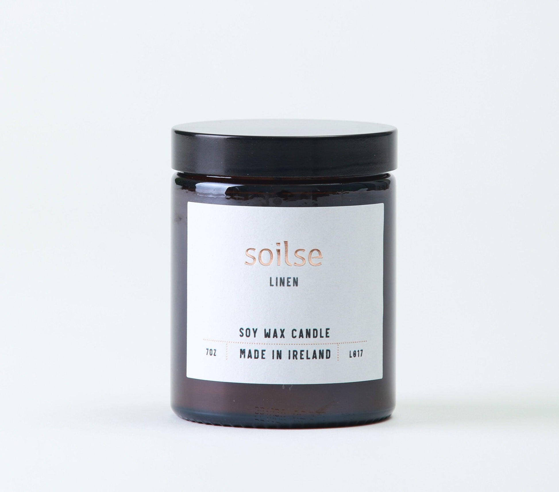 Soilse Linen Apothecary Jar Candles - yogahubstore