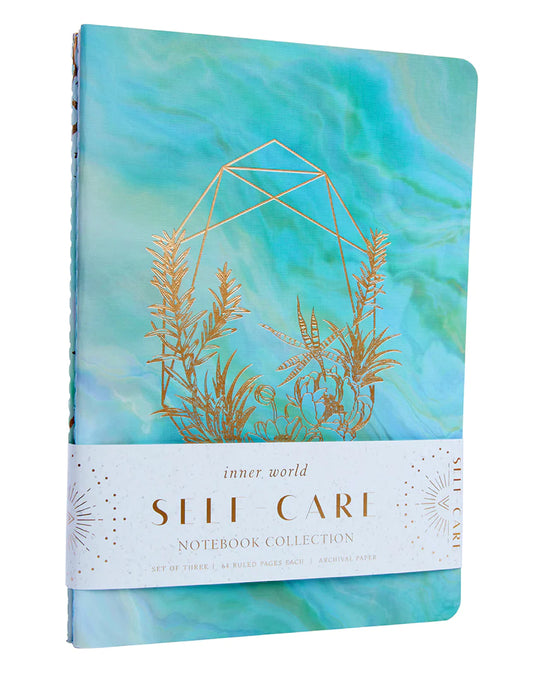 Inner World Self-Care Sewn Notebook Collection: Set of 3