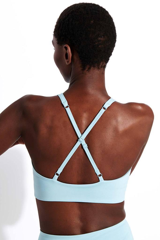 Girlfriend Collective Topanga Bra 1001 XSmall / Sky - yogahubstore