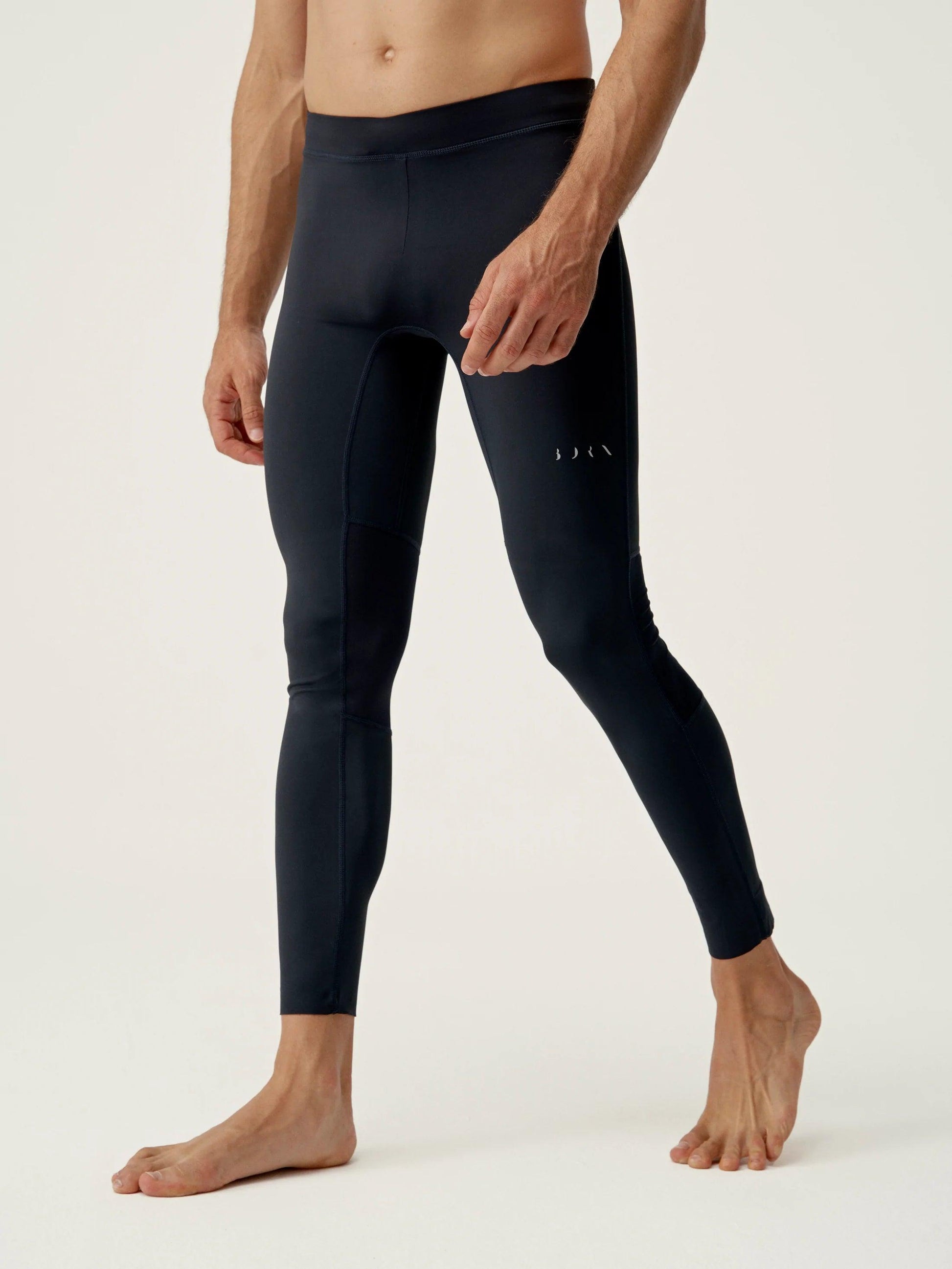 Born Living Irtish Men's Leggings Medium / Black - yogahubstore
