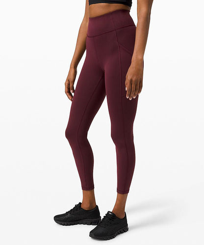 Lululemon Invigorate High-Rise Legging 25" Size 16 / Cassis - yogahubstore