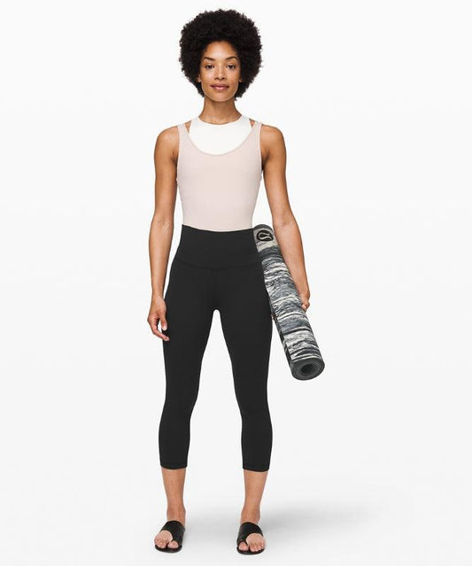 Lululemon Align Crop 21" Black Size 6 - yogahubstore