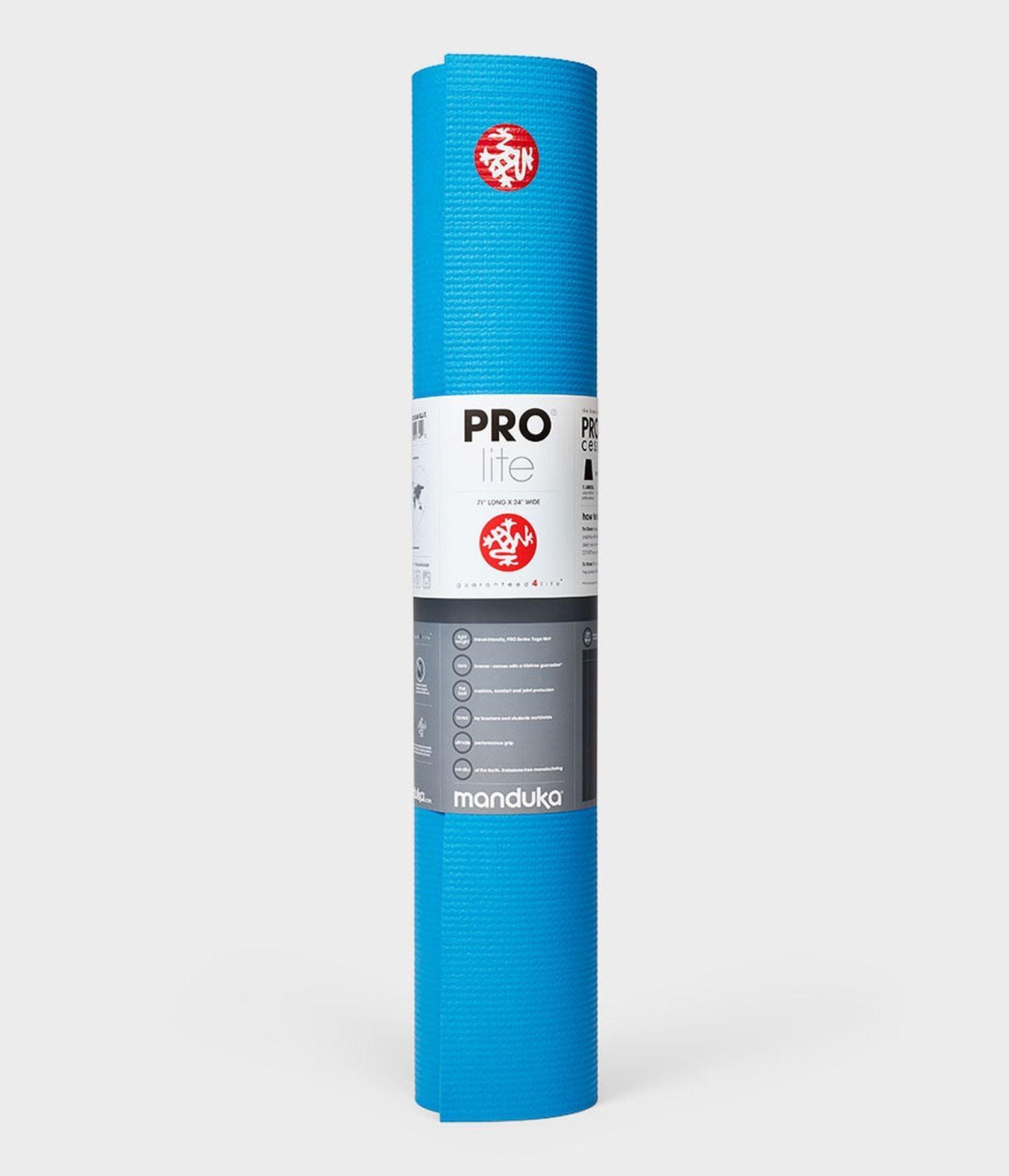 Manduka PROlite 71 inch 4.7mm yoga mat-Black Blue Colorfields