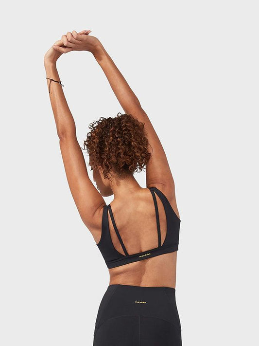 Manduka Presence Bra Small / Black - yogahubstore