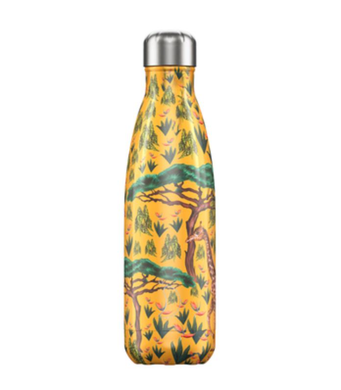Chilly's 500ml Reusable Water Bottle Giraffe - yogahubstore
