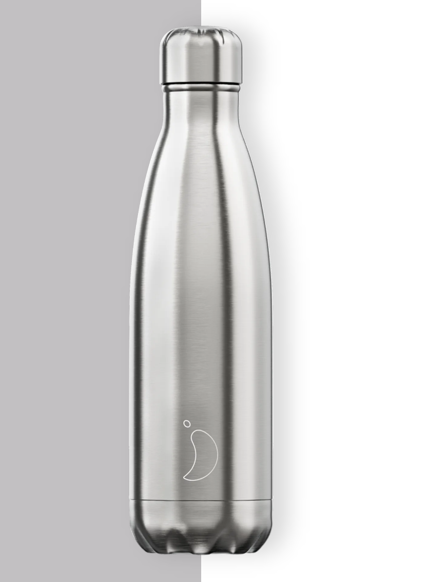 Chilly's 500ml Reusable Water Bottle Stainless Steel - yogahubstore