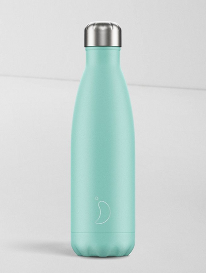 Chilly's 500ml Reusable Water Bottle Matte Mint Green - yogahubstore