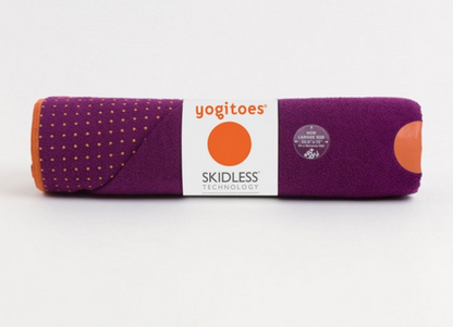 Manduka Yogitoes Yoga Mat Towel Chakra Purple / Standard: 172cm x 61cm - yogahubstore