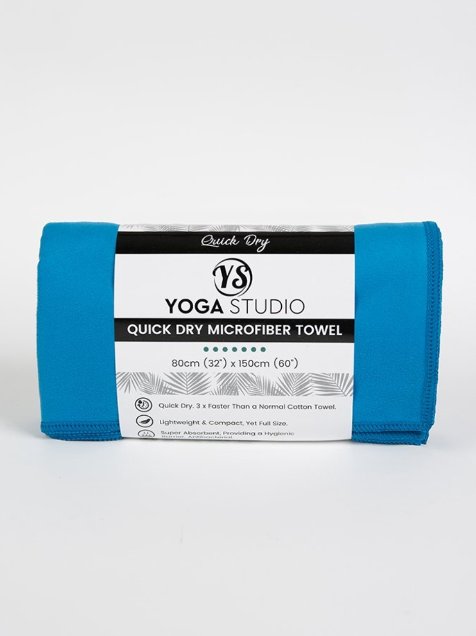 Yoga Studio Extra Large Quick Dry Microfiber Towel Royal Blue - yogahubstore