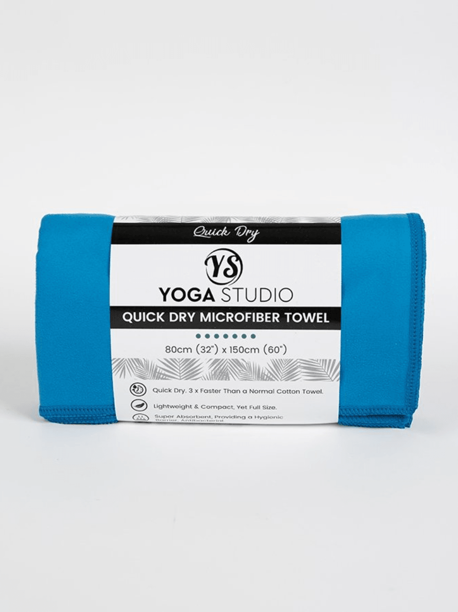 Yoga Studio Extra Large Quick Dry Microfiber Towel Royal Blue - yogahubstore