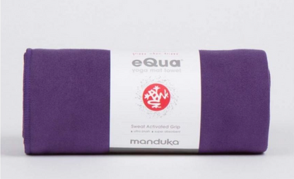 Manduka eQua® Yoga Mat Towel Storm / 183cm x 67cm - yogahubstore