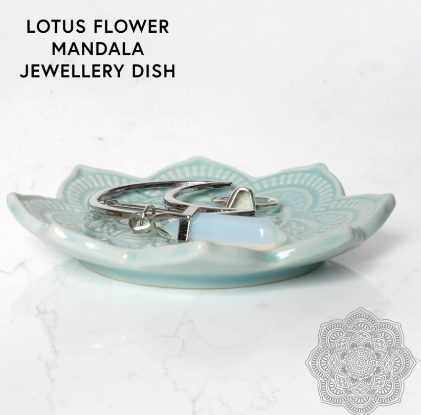 Lotus Flower Jewellery Dish - yogahubstore