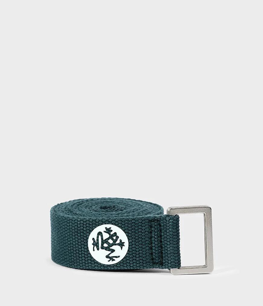 Manduka Unfold Yoga Strap Deep Sea - yogahubstore
