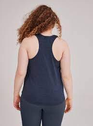 Girlfriend Collective Train Relaxed Tank 3021 Small / Midnight - yogahubstore