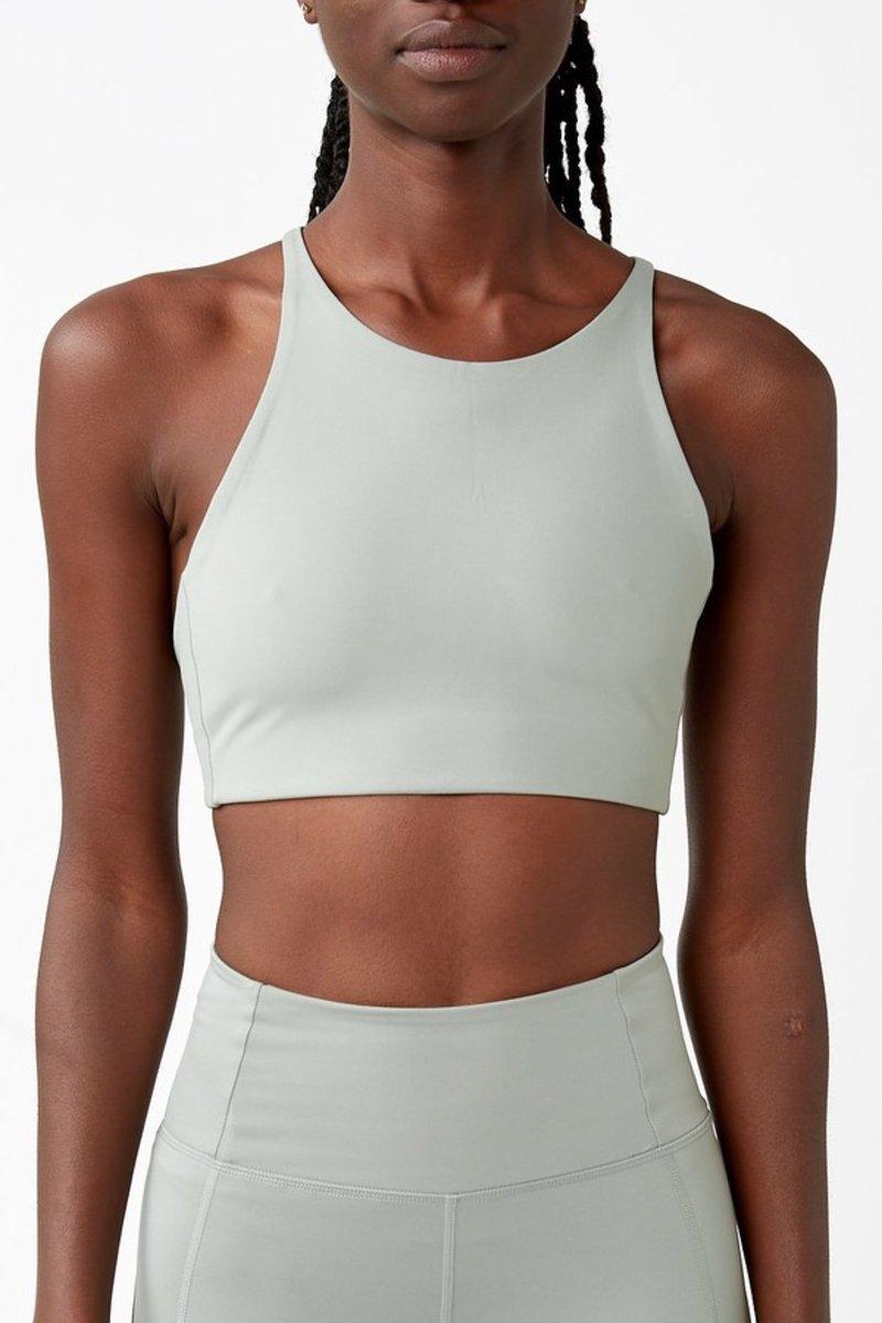 Girlfriend Collective Topanga Bra 1001 XSmall / Agave - yogahubstore