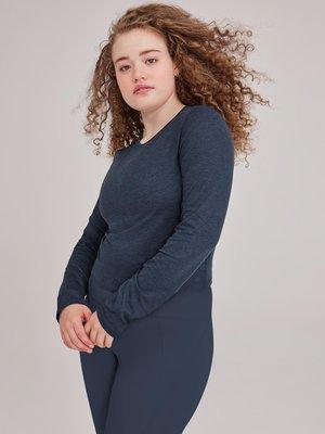 Girlfriend Collective Lift Long Sleeve 3022 Small / Midnight - yogahubstore